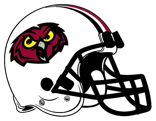 Temple Owls 2000-2003 Helmet Logo diy fabric transfers